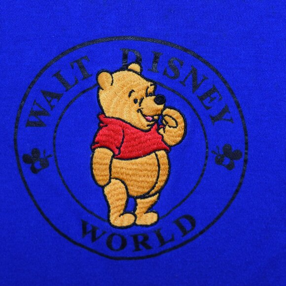 Vintage Winnie the Pooh Walt Disney World Cotton Pooh Bear Casual Comfy T-Shirt - Picture 2 of 5